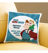 Kişiye Özel Süper Babam Yastık