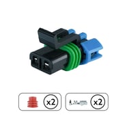Fiat Fan Motor Soketi 2 Pin Kablosuz