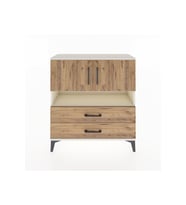 Arges Şifonyer 3 Raflı 2 Çekmeceli 2 Kapaklı 88x30x96 Aytaşı-Çam