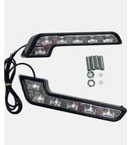 6 LED’li Gündüz farı L model LED’li 2 adet BEYAZ