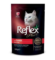 Reflex Plus Kuzu Etli Pounch Kedi Konservesi 100 Gr