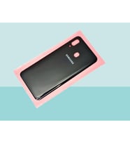 Tkgz - Samsung Galaxy A20 A205 Arka Kapak Batarya Kapağı - SİYAH