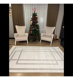 Hoom Rugs Nita 1206 Gri Modern Makina Halısı