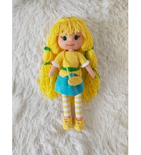 Amigurumi organik oyuncak bebek