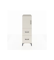 Kronos Dolap Tek Raflı 2 Çekmeceli Tek Kapaklı 44x59x134 Aytaşı-Aytaşı