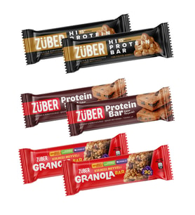 Zuber Atıştırmalık Bar 6 lı Karma Paket 3 Cesit