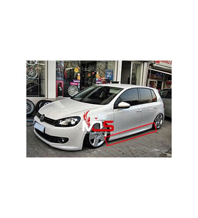 Vw Golf mk6 R  Uyumlu Marşpiyel Sağ Sol Takım Fiberglass Boyasız