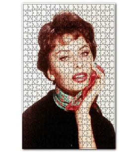 Cakapuzzle Sophia Loren Rengli Görsel Puzzle Yapboz MDF (Ahşap) (120 Parça)