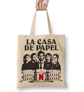 La Casa De Papel 05 Bez Çanta Uzun Saplı