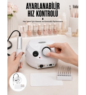 Düşük Gürültülü Tırnak Matkap Seti Salon Ve Ev Kullanımı Yeni Nesil