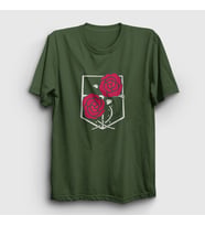 Presmono Unisex Haki Garrison Anime Attack On Titan T-Shirt 123377tt (Haki)