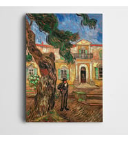 Vincent Van Gogh Hospital İn Saint Semy Kanvas Tablo