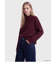 LCW Vision Mürdüm Oversize Kadın Triko Kazak