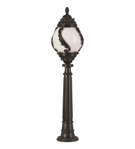 AVONNI BSU-68182-BSY-M2-B Siyah Boyalı Dış Mekan Aydınlatma E27 ABS Akrilik Cam 30cm