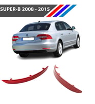 Skoda SuperB Arka Tampon Reflektörü Sağ ve Sol Set 2008 - 2015