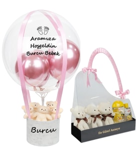 Kişiye Özel Kız Bebek Anne Bebek Hediye Seti