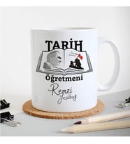 Tarih öğretmeni isme özel kupa bardak