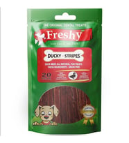 Freshy Ducky Stripes Ördek Eti Şeritleri Köpek Ödülü 20 li Paket 80 Gr (STD)