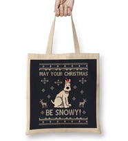 Tintin May Your Christmas Be Snowy Knit Bez Çanta Uzun Saplı
