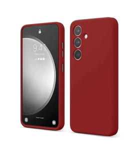 Northcity Samsung Galaxy S24 FE Uyumlu Kılıf First Silikon - Kırmızı