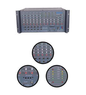 Startech Quadro Q6-1200 USB 4x300W 4 Çıkışlı Power Mixer Anfi