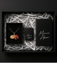 BK Gift Kişiye Özel İsimli Sigara Kutusu & Çakmak & Uğur Böcekli Kolye Hediye Seti, Hediye Kutulu Set