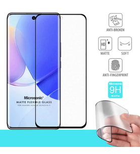 Microsonic Huawei Nova 9 Seramik Matte Flexible Ekran Koruyucu Siyah