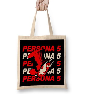 Persona 5 Phantom Thieves Bez Çanta Uzun Saplı