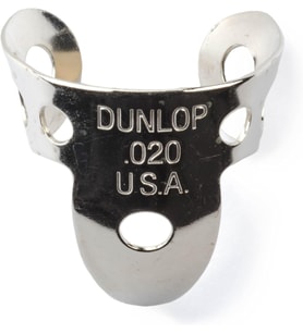 Jim Dunlop Parmak Ve Başparmak Penası, Nikel, Gümüş Renkli, Kalınlık 013 (33P013) 20 .020