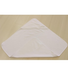 Ender Home Bebek Kundağı Yeni Doğan Bebek Banyo Havlusu Triga Kadife Kundak Standart-Beyaz
