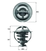 MAHLE TX11795D Termostat 06J121113C