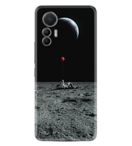 Xiaomi 12 Lite Kılıf Silikon Desen Özel Seri Astronoot Red Baloon 1608
