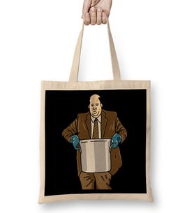 Kevin Malone Famous Chili The Office Kevin The Office Chili Bez Çanta Uzun Saplı