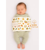 Yarım Kundak Bebek Kundağı Yenidoğan Kemer Kundak %100 Pamuk Yazlık 0-4 Ay