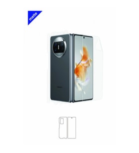 Huawei Mate X3 Mat Arka ve Yan Kaplama Tam Kaplayan Poliüretan Film