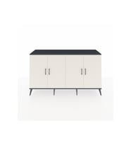 Kronos Konsol 6 Raflı 4 Kapaklı 176x59x99 Antrasit-Aytaşı/Çam
