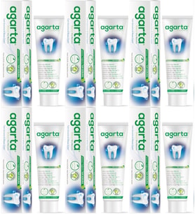 Agarta Doğal Diş Macunu 100ML Bitki Özlü (6 Lı Set)