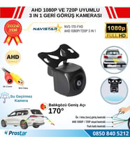 Balıkgözü AHD 1080P ve 720P Çevirilebilir 170 Derece Geniş Açılı Geri Görüş Kamerası
