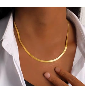 💎 Premium 316L Çelik 60 cm Gold Icon İtalyan Kolye 🔥