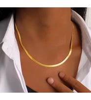 💎 Premium 316L Çelik 60 cm Gold Icon İtalyan Kolye 🔥