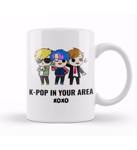 Exo Kpop Kupa Bardak Porselen