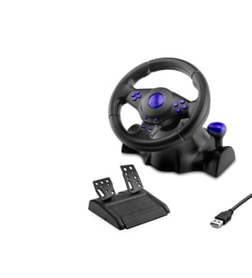Oyuncu Direksiyon Seti 180° Ps4 Ps3 Ps2 Pc Xbox Android - Siyah VW9824