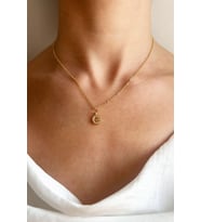 G Harfli Gold Zincir Kolye