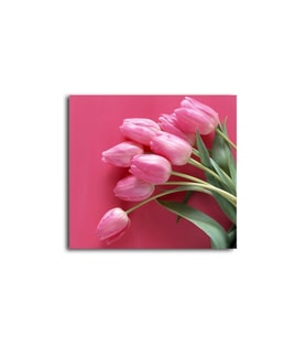 Pembe Buket Tablo 50 X 70 Cm