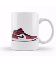 Air Jordan 1 Mid Chicago Toe Kupa Bardak Porselen