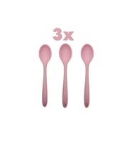 İvory silikon sos-tatlı kaşığı 3 adet kaşık seti (20cm)