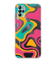 PrintiFy General Mobile GM 21 Pro New Edition Uyumlu Kamera Korumalı Renkli Desen Kılıf
