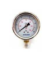 Mitalub Gliserinli Manometre Alttan Çıkışlı 100 Mm