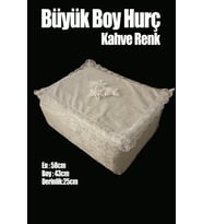 Çeyizlik Büyük Tek Hurç Çiçekli, Kadife Tek Hurç Çeyizlik Dantelli Hurç, Büyük Boy Hurç