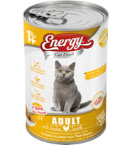 Energy Pet Food Energy Tavuklu Yetişkin Islak Konserve Maması 415 Gram 80 Adet